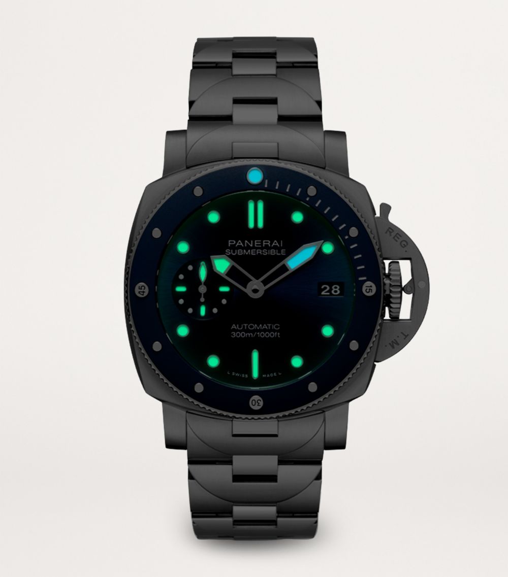  Panerai Stainless Steel Submersible Watch 42Mm