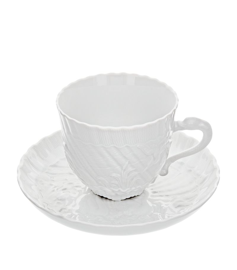 Meissen Meissen Swan Service Cappuccino Cup And Saucer