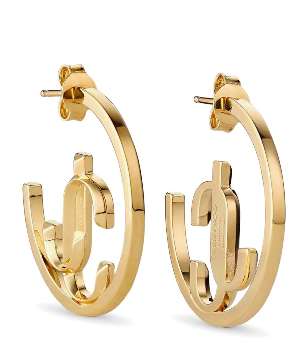 Jimmy Choo Jimmy Choo Jc Hoop Earrings