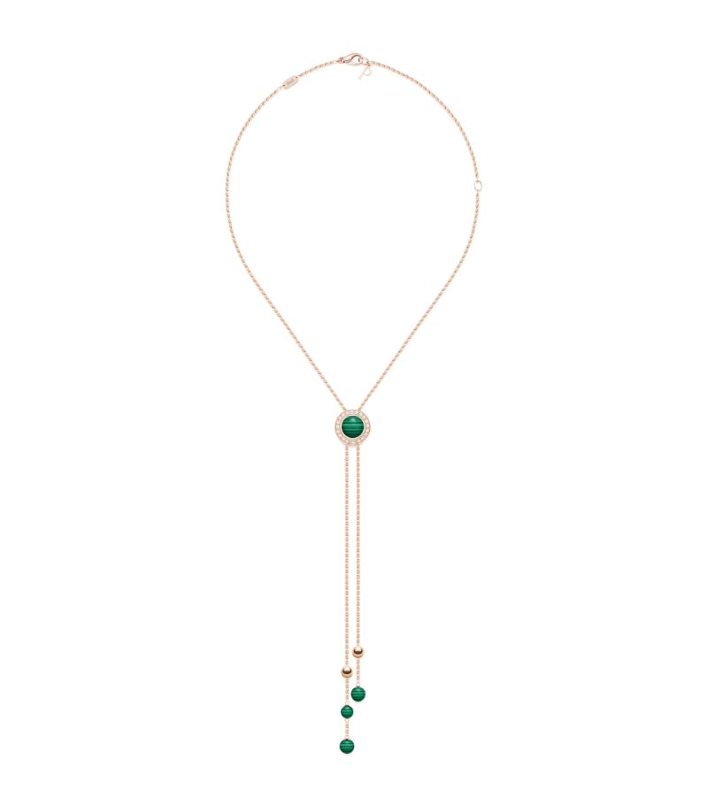 Piaget Piaget Rose Gold, Diamond And Malachite Possession Pendant Necklace