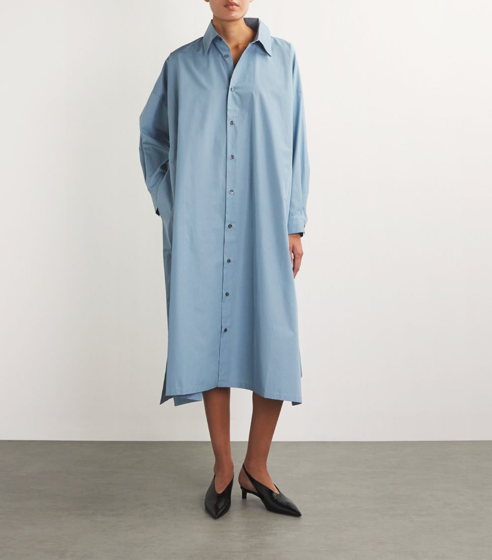 Eskandar Eskandar Cotton A-Line Shirt Dress