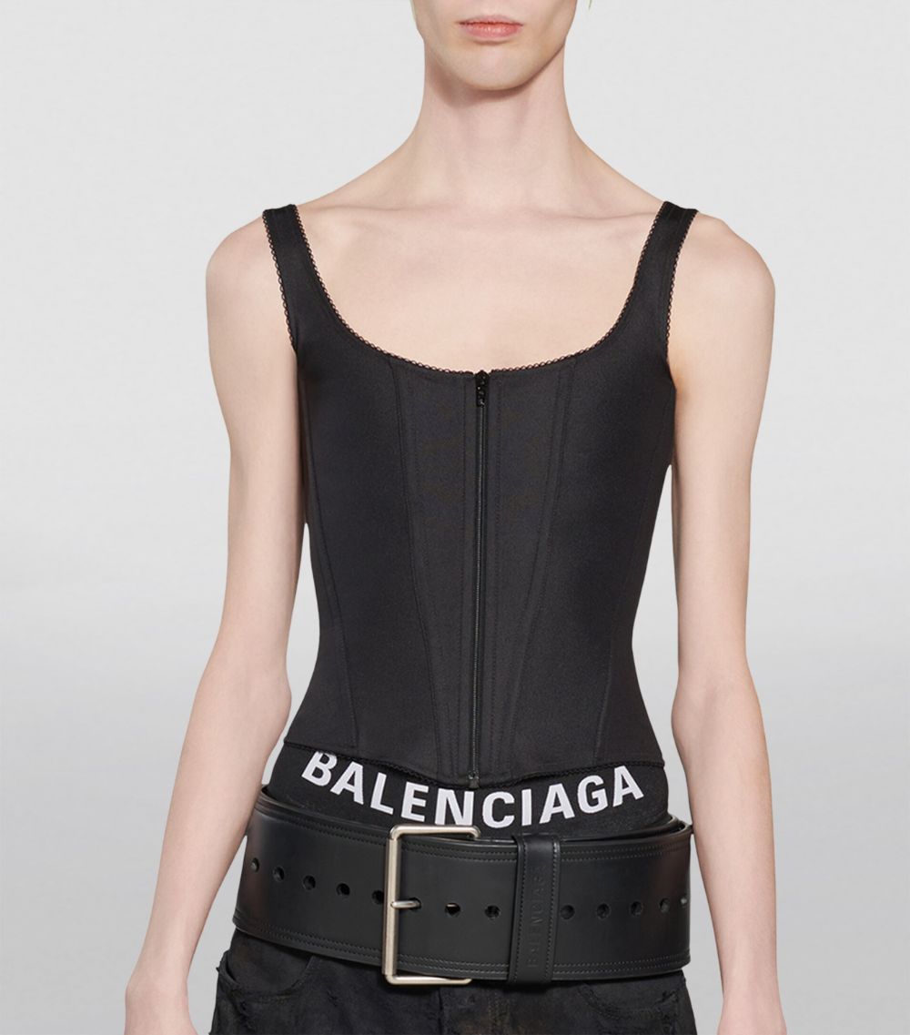 Balenciaga Balenciaga Leather Force Belt