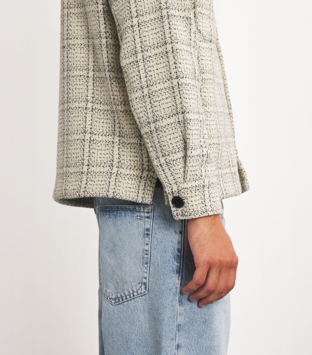 Frame Frame Wool-Blend Check Overshirt