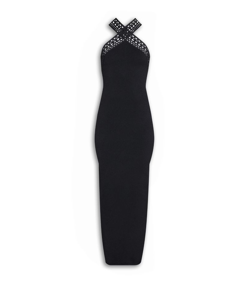 Alaïa Alaïa Vienne Midi Dress