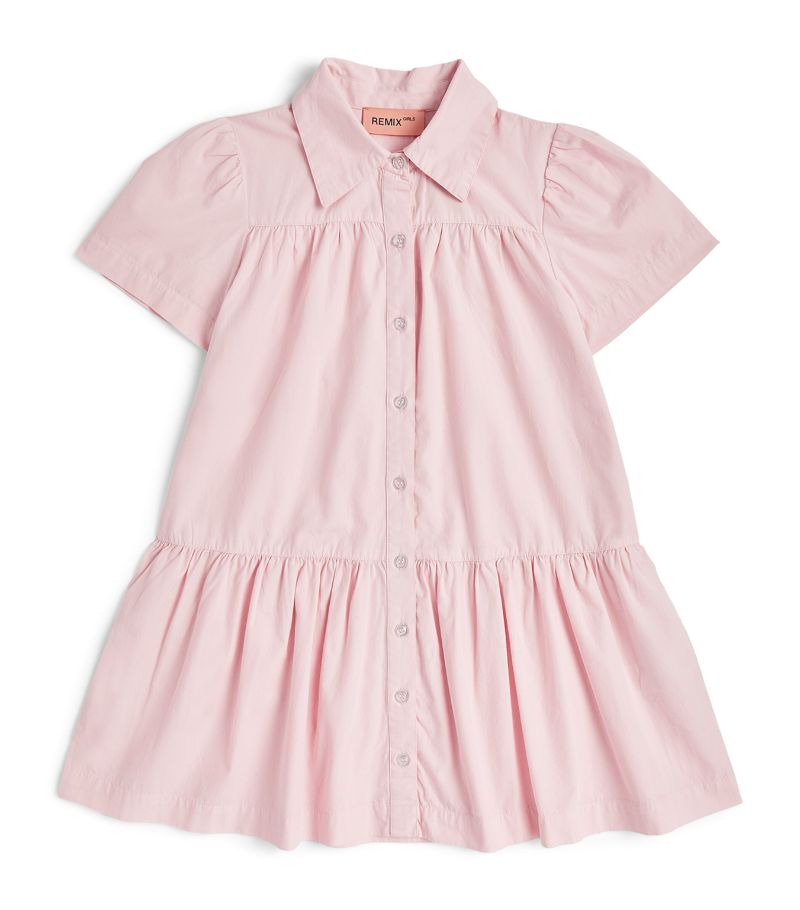  Designers Remix Girls Organic Cotton Serena Shirt Dress (8-16 Years)