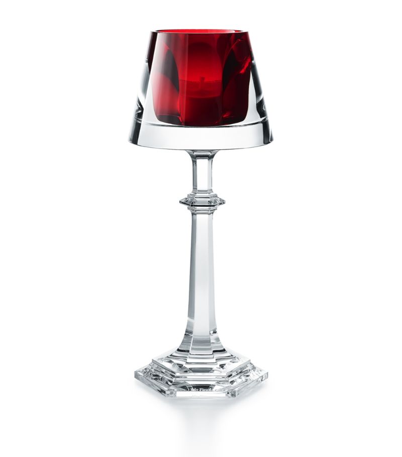 Baccarat Baccarat Harcourt My Fire Red Candlestick