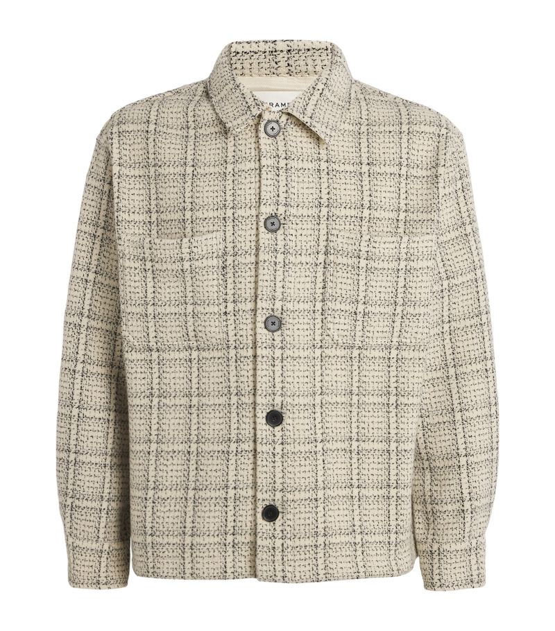 Frame Frame Wool-Blend Check Overshirt