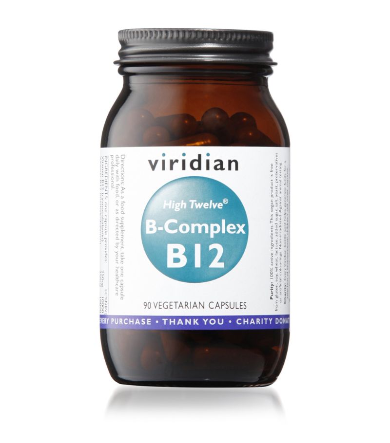 Viridian Viridian High Twelve Vitamin B12 With B-Complex Supplement (90 Capsules)