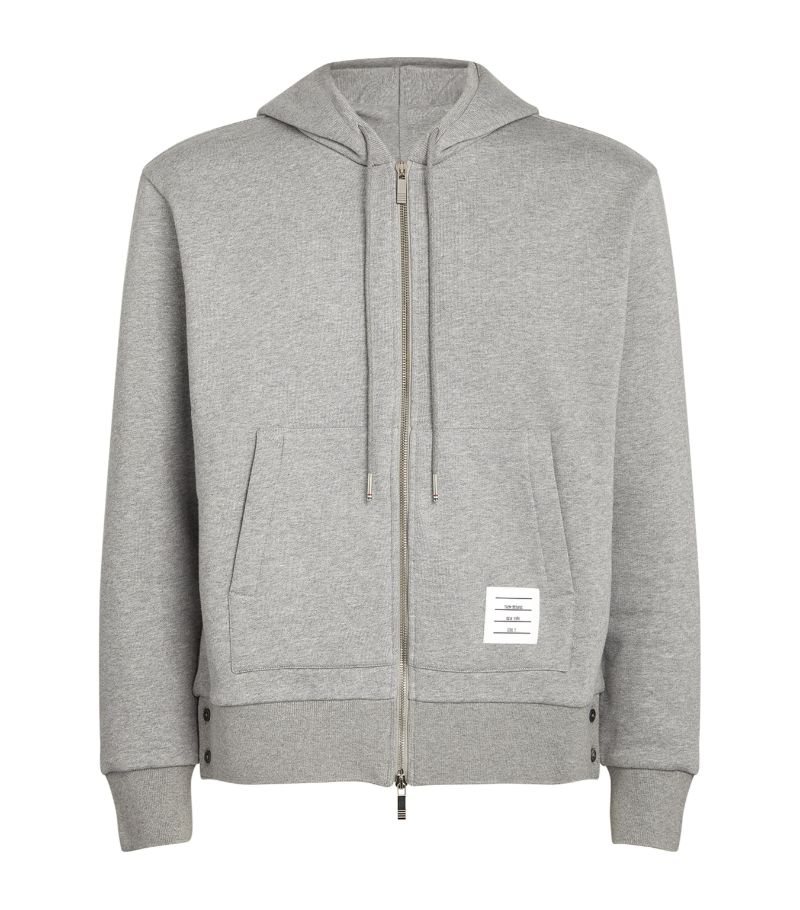 Thom Browne Thom Browne Tricolour Stripe Zip-Up Hoodie