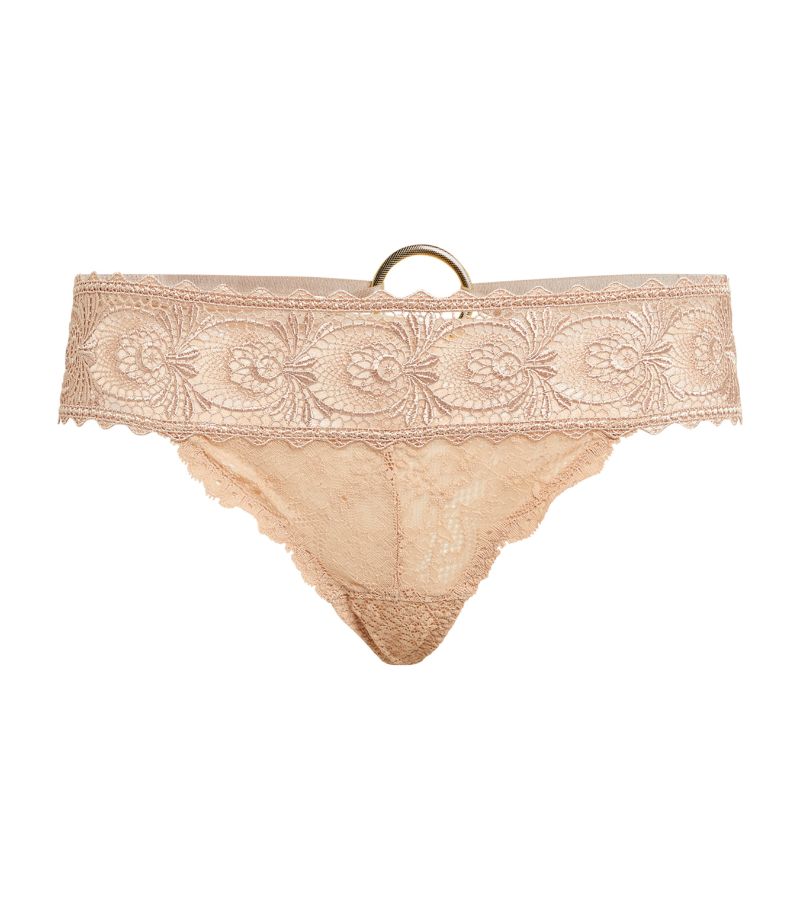 Aubade Aubade Lace Tanga Briefs