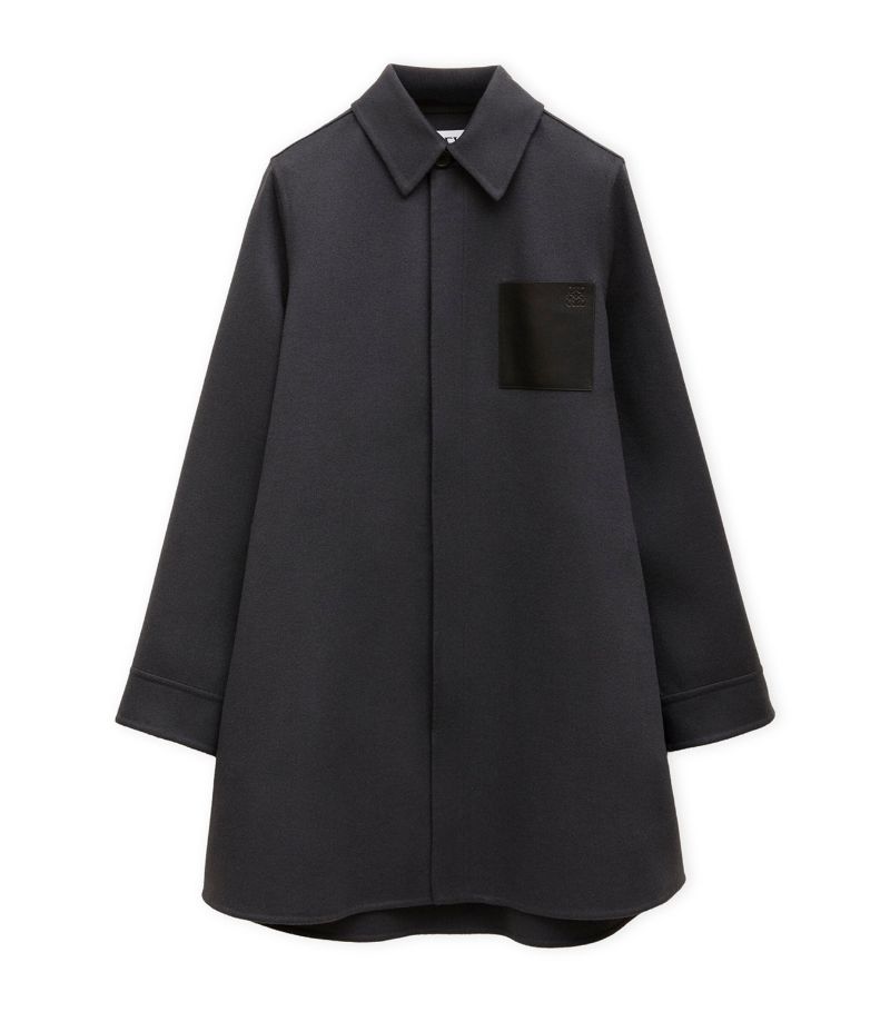 Loewe Loewe Wool-Cashmere Trapeze Coat