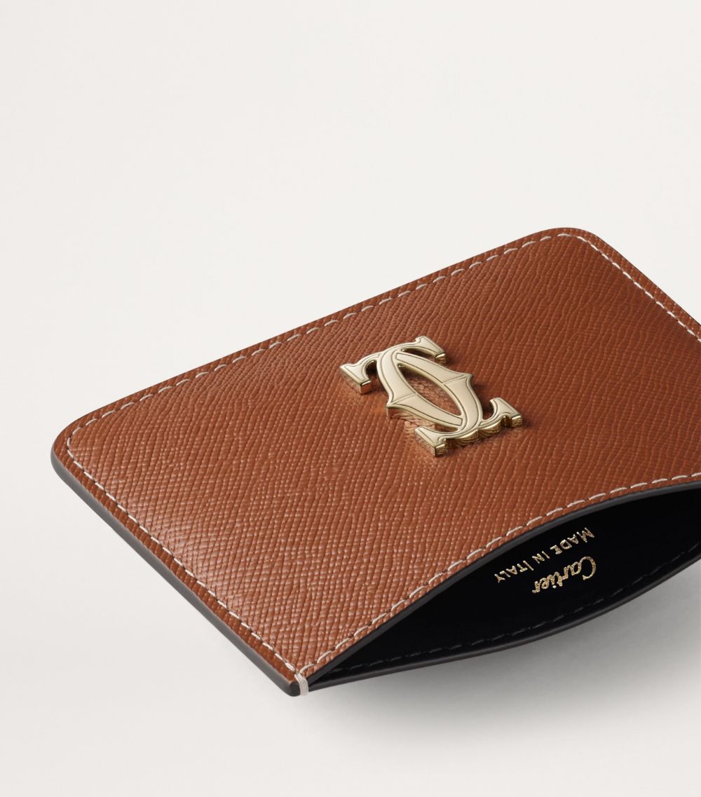 Cartier Cartier Leather C De Cartier Card Holder