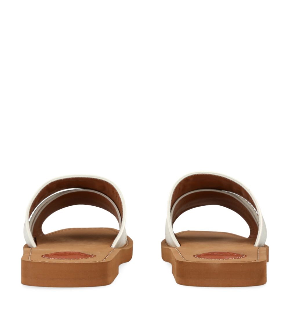 Chloé Chloé Leather Woody Sandals