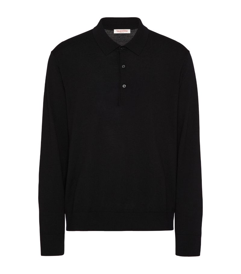 Valentino Valentino Virgin Wool Polo Shirt