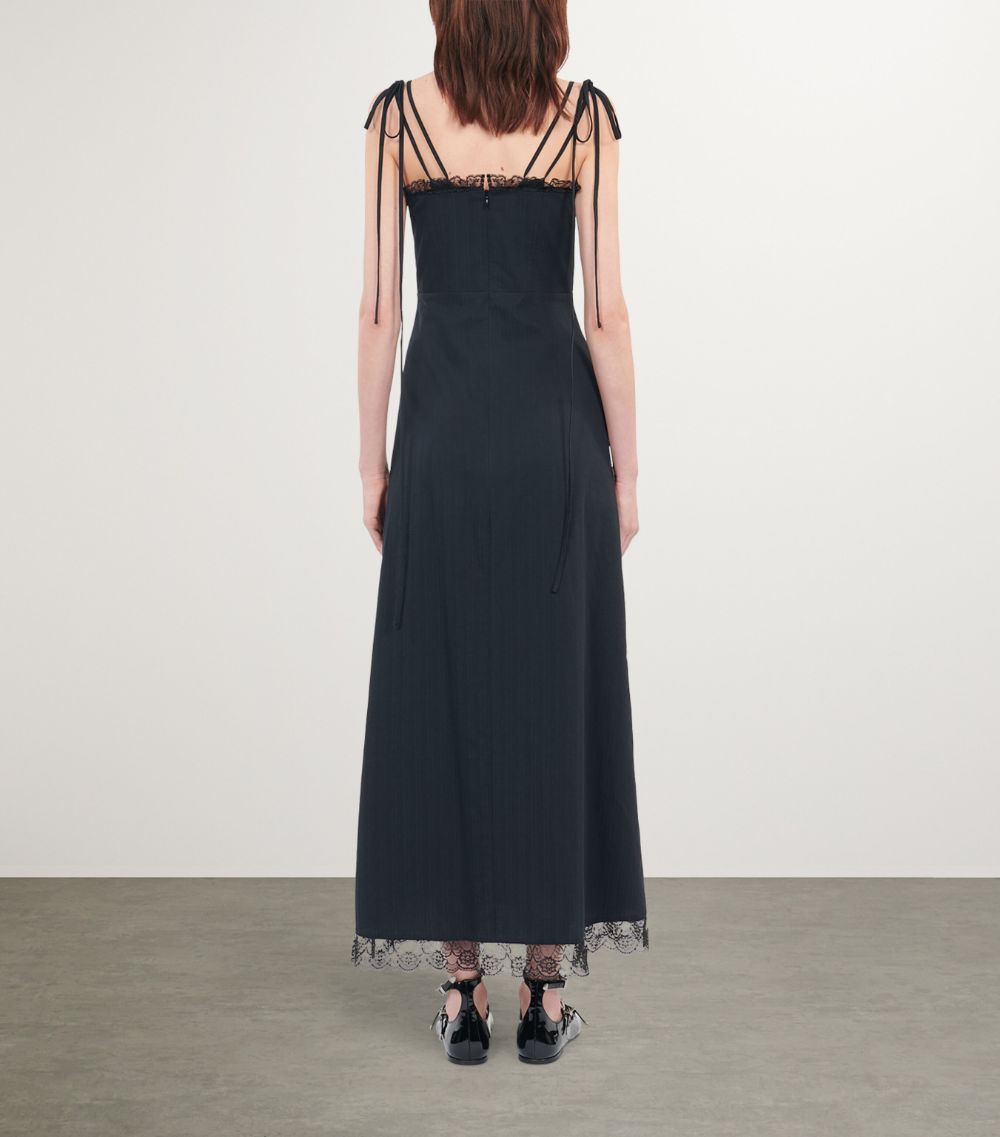 The Kooples The Kooples Lace-Trim Maxi Dress