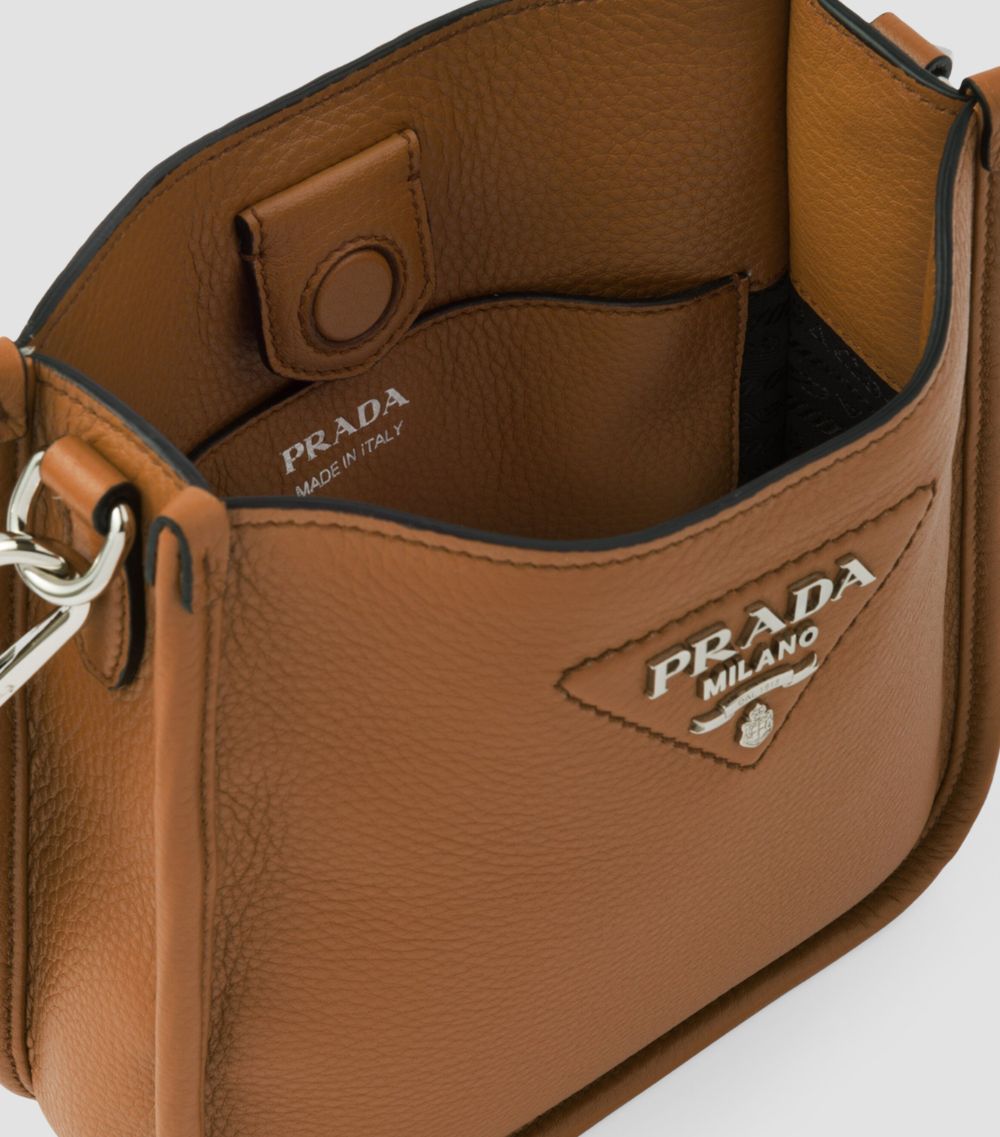 Prada Prada Mini Leather Cross-Body Bag