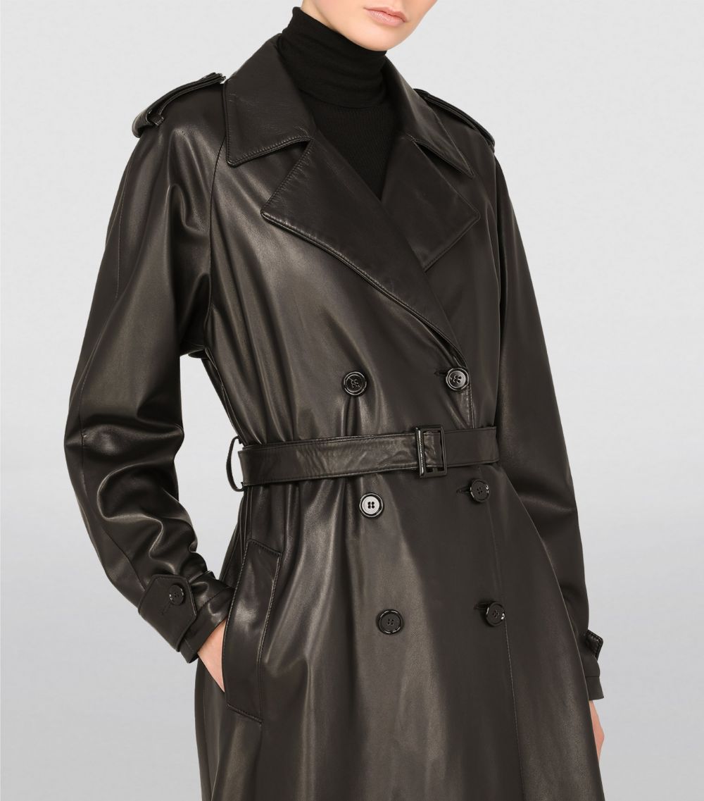 Dolce & Gabbana Dolce & Gabbana Lambskin Trench Coat