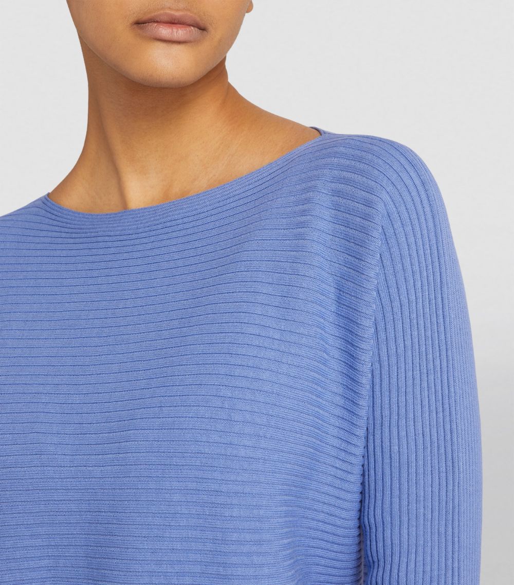 Max & Co. Max & Co. Cotton-Blend Ribbed Sweater