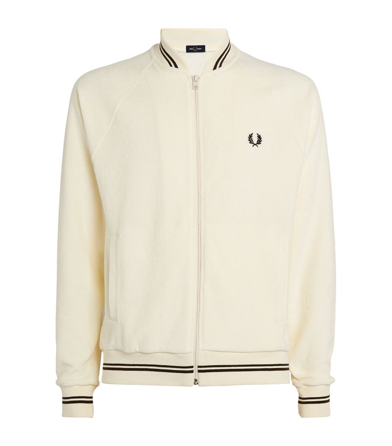Fred Perry Fred Perry Towelling Bomber Jacket