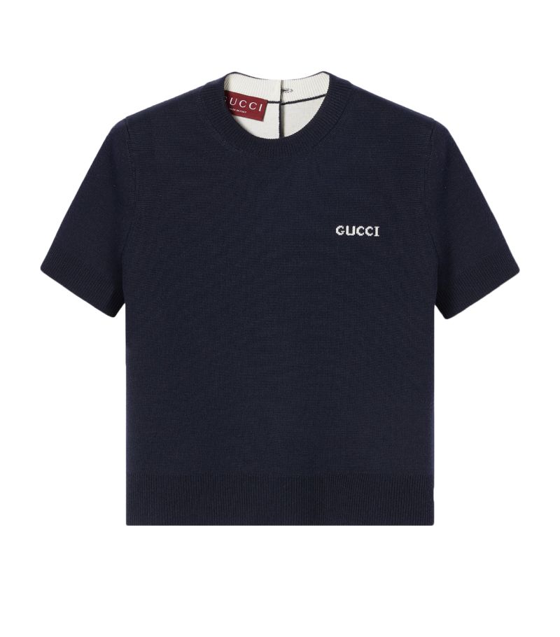 Gucci Gucci Cropped Logo T-Shirt