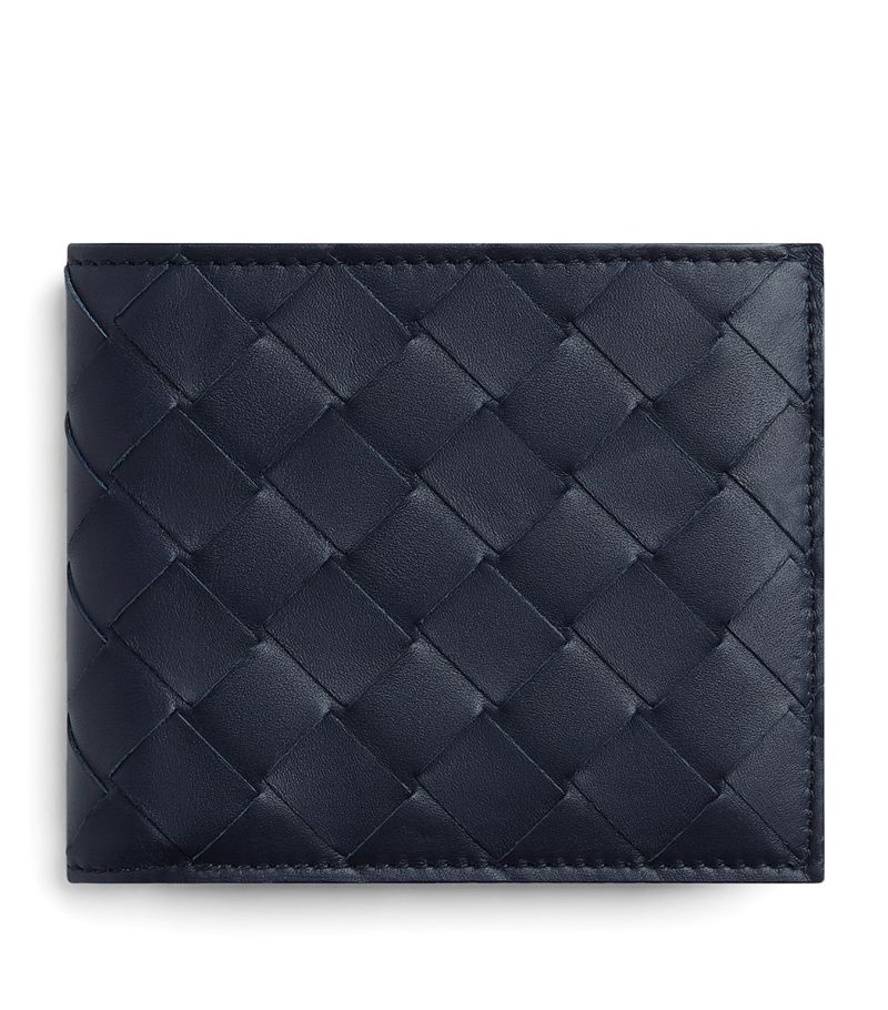 Bottega Veneta Bottega Veneta Leather Intrecciato Bifold Wallet