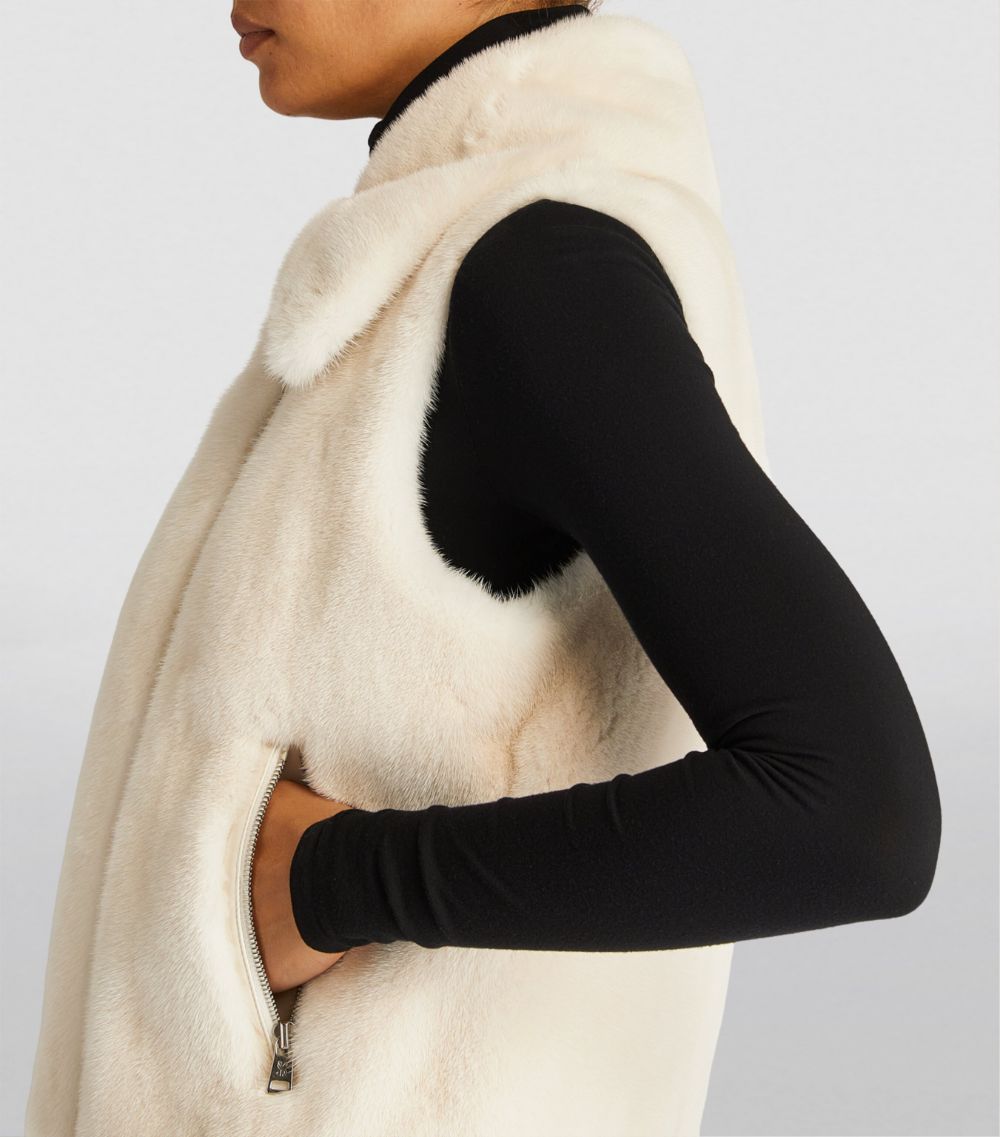 Yves Salomon Yves Salomon Mink Gilet