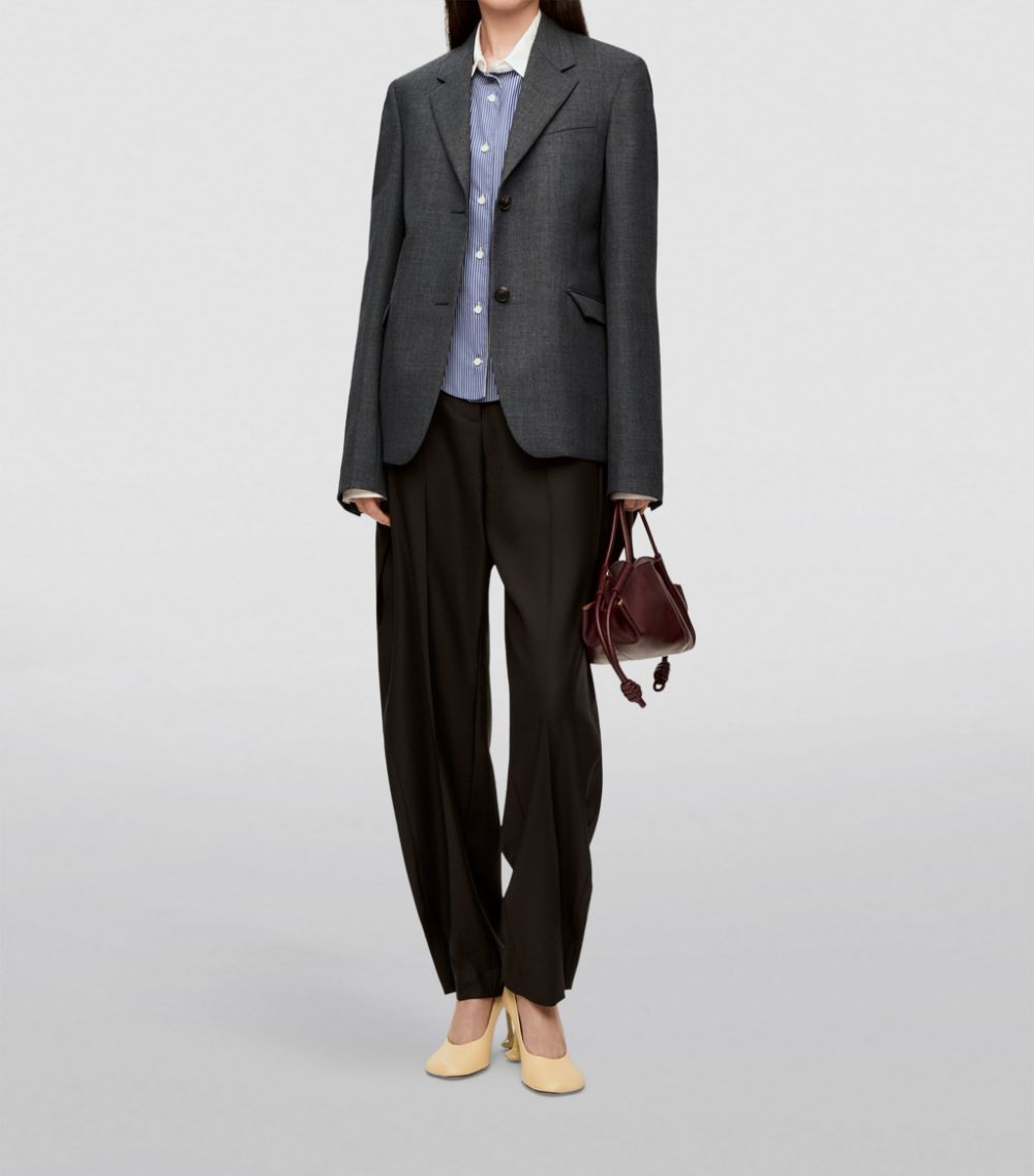 Loewe Loewe Wool Reverse-Split Blazer