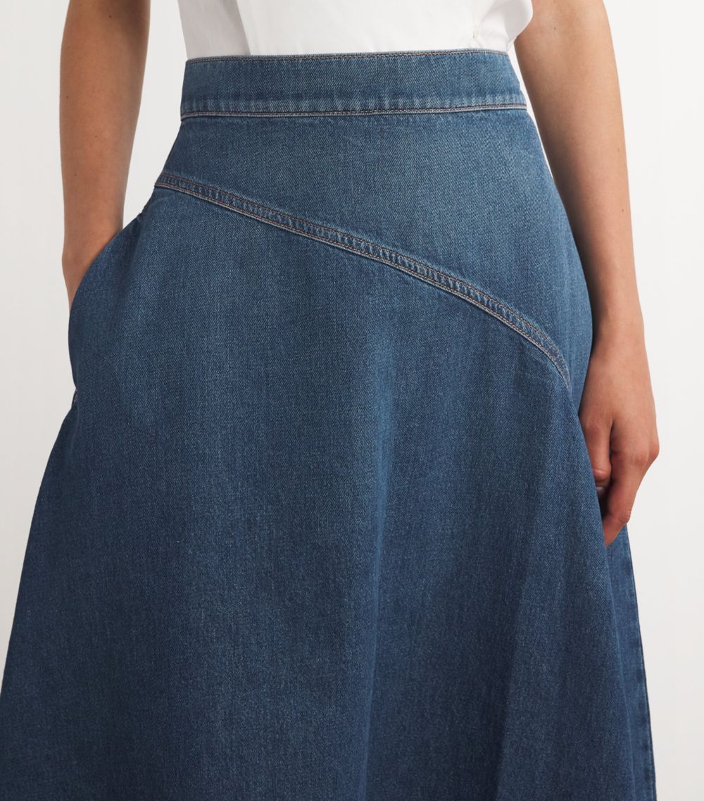 Weekend Max Mara Weekend Max Mara Denim Midi Skirt