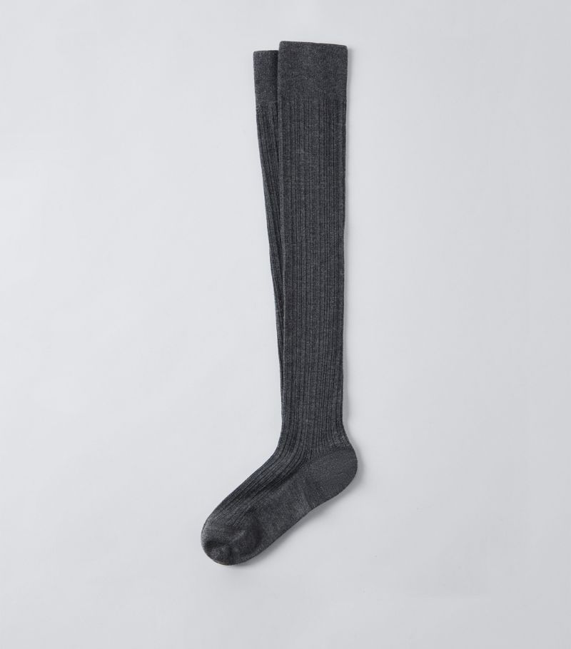 Brunello Cucinelli Brunello Cucinelli Stretch-Cashmere Ribbed Socks