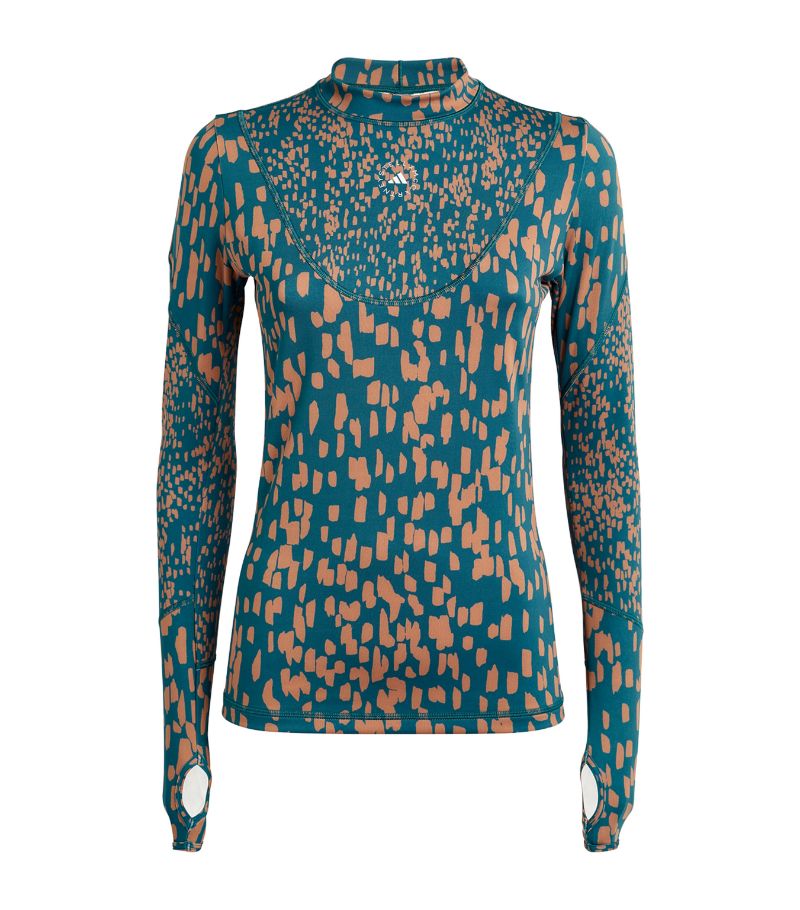 Adidas By Stella Mccartney Adidas By Stella Mccartney Printed Truepurpose Top