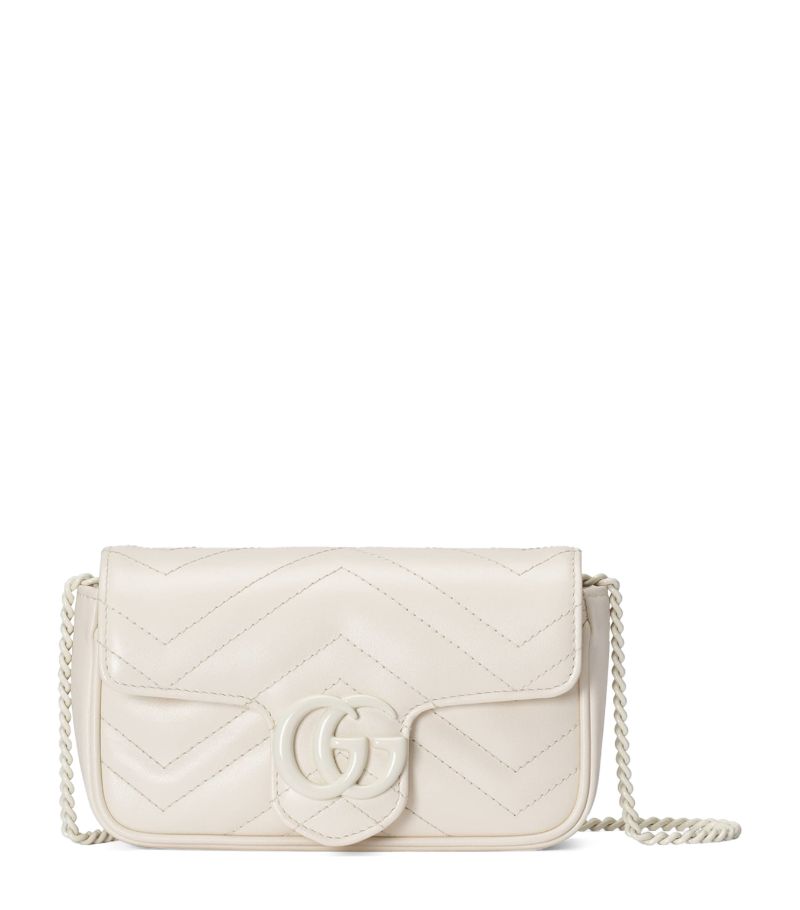 Gucci Gucci Super Mini Leather Marmont Shoulder Bag