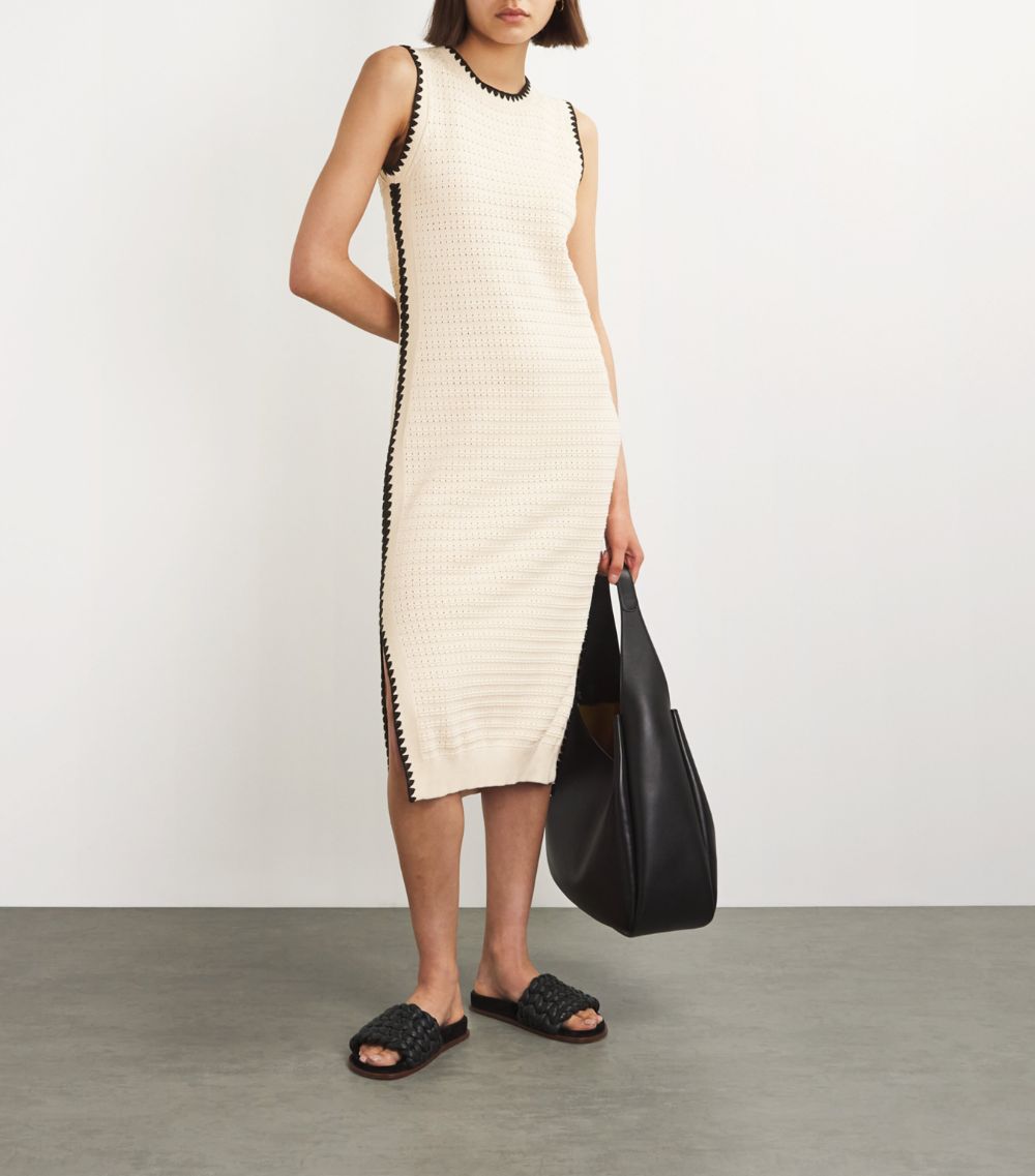 Varley Varley Cotton Knitted Dwight Dress