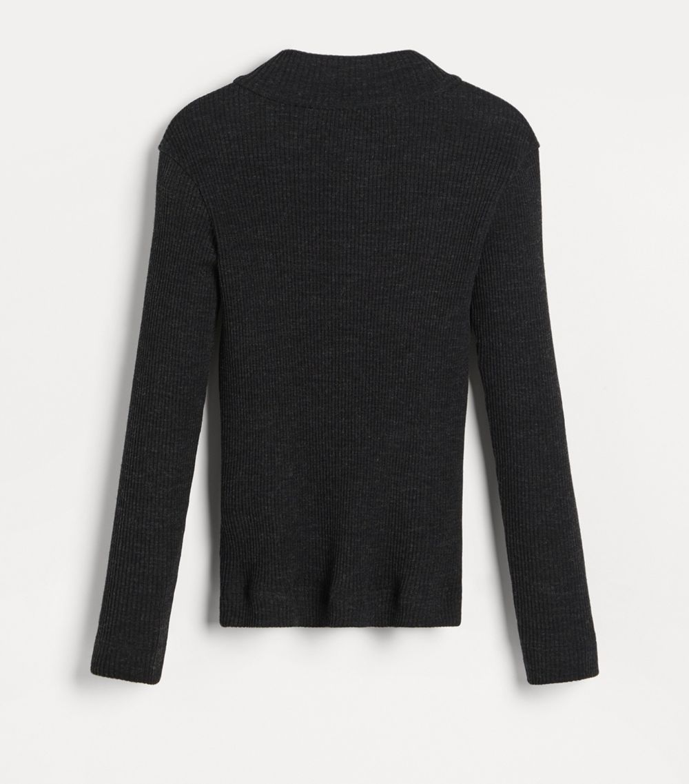 Brunello Cucinelli Kids Brunello Cucinelli Kids Wool Quarter-Zip Sweater