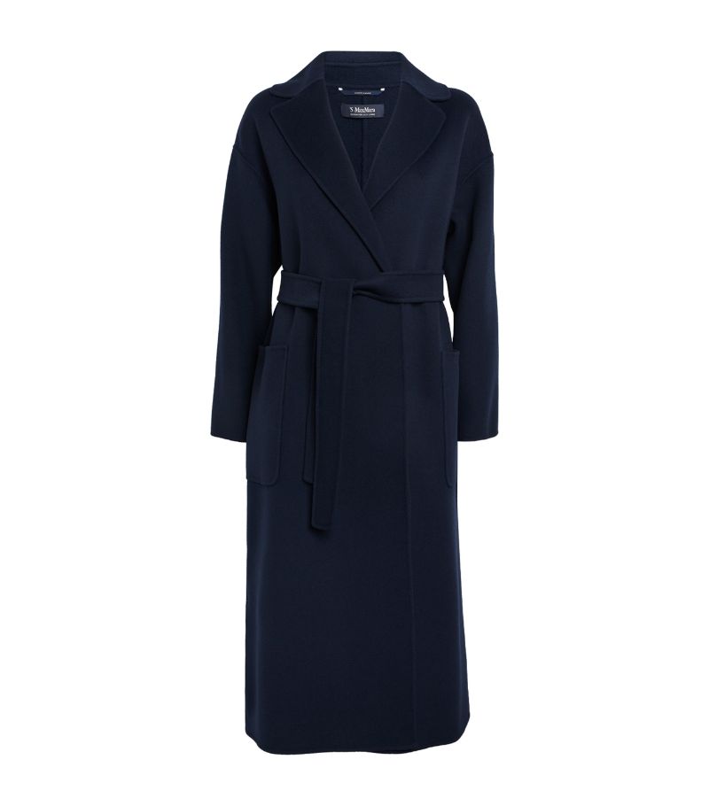 Max Mara Max Mara Wool Belted Wrap Coat