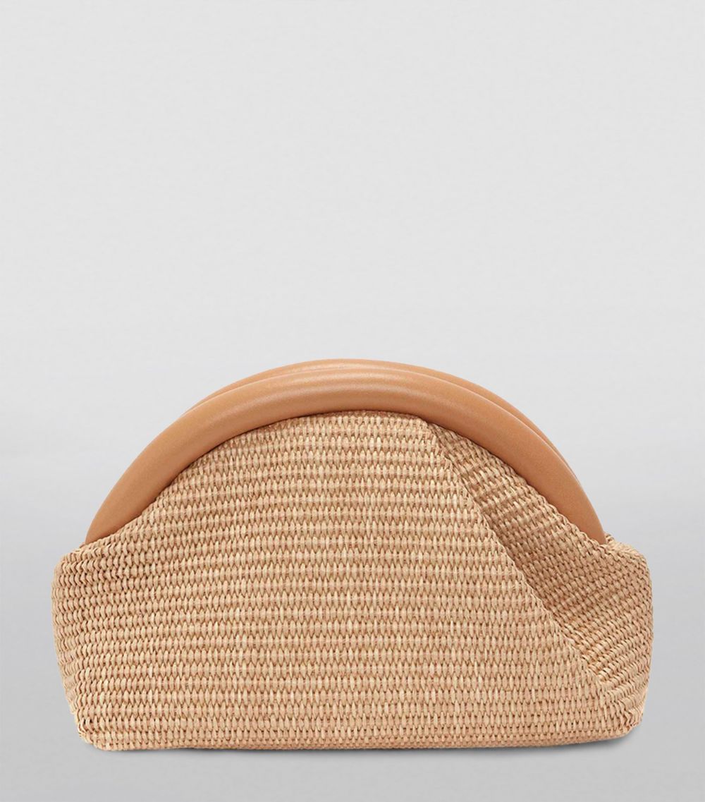 Jw Anderson Jw Anderson Raffia Bumper Clutch Bag