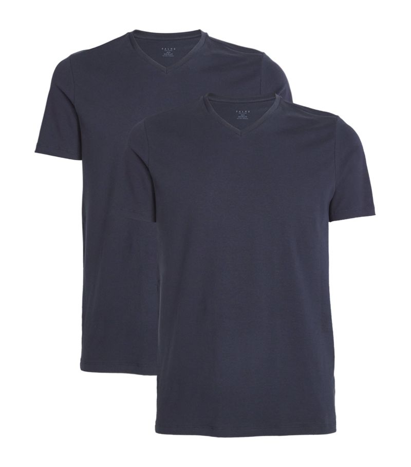 Falke Falke Cotton-Blend Daily Comfort T-Shirt (Pack Of 2)