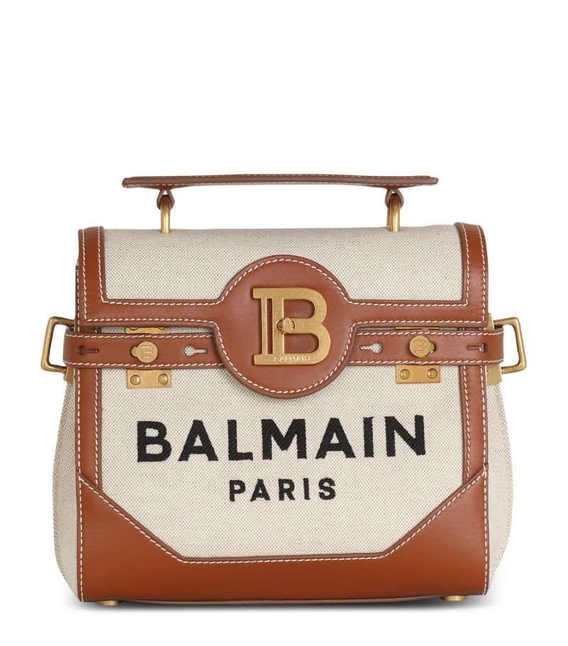 Balmain Balmain Canvas B-Buzz 23 Top-Handle Bag