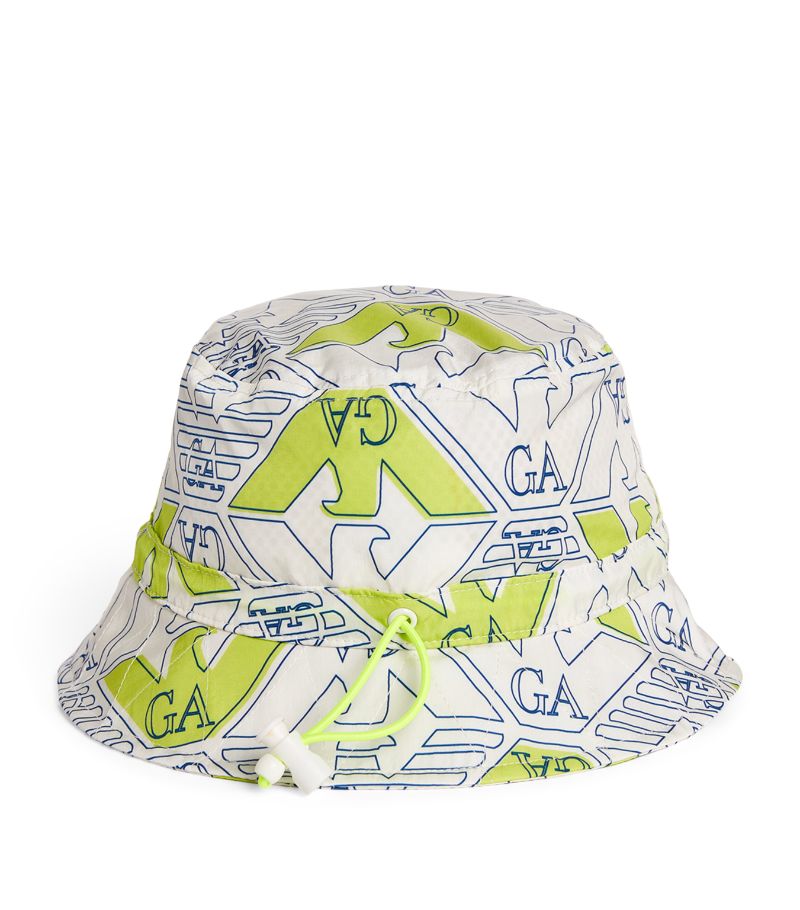 Emporio Armani Kids Emporio Armani Kids Logo Print Bucket Hat