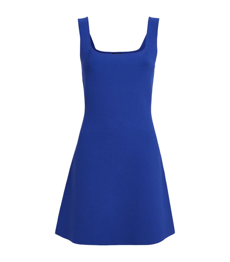 Theory Theory Square-Neck Mini Dress