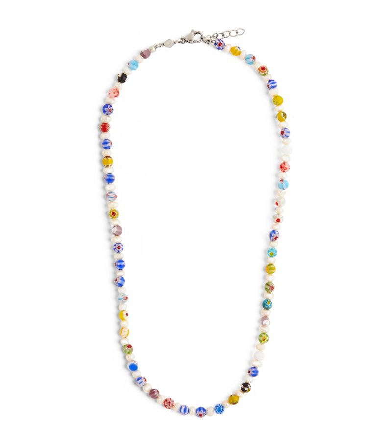 Nialaya Jewelry Nialaya Jewelry Baroque Pearl And Glass Bead Necklace