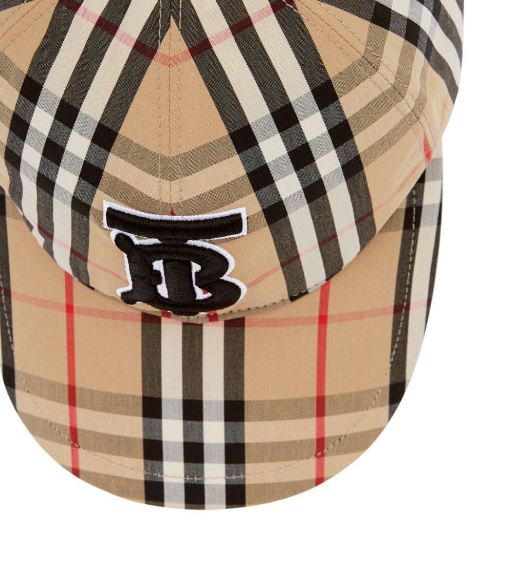 Burberry Burberry Vintage Check TB Monogram Baseball Cap