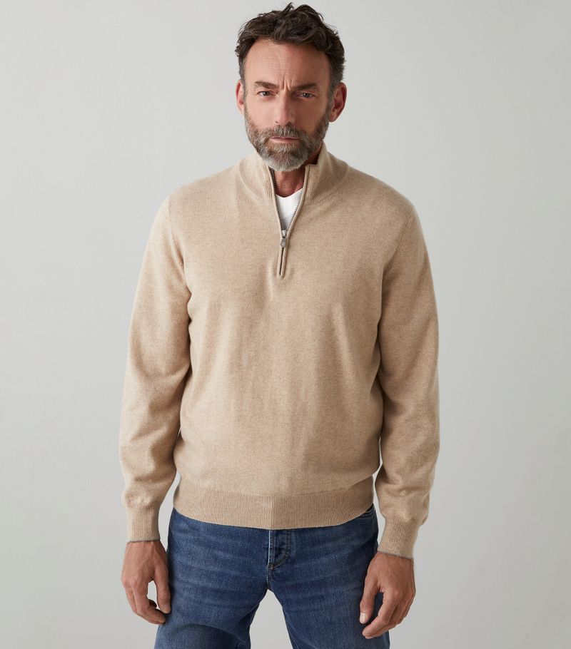 Brunello Cucinelli Brunello Cucinelli Cashmere Half-Zip Sweater