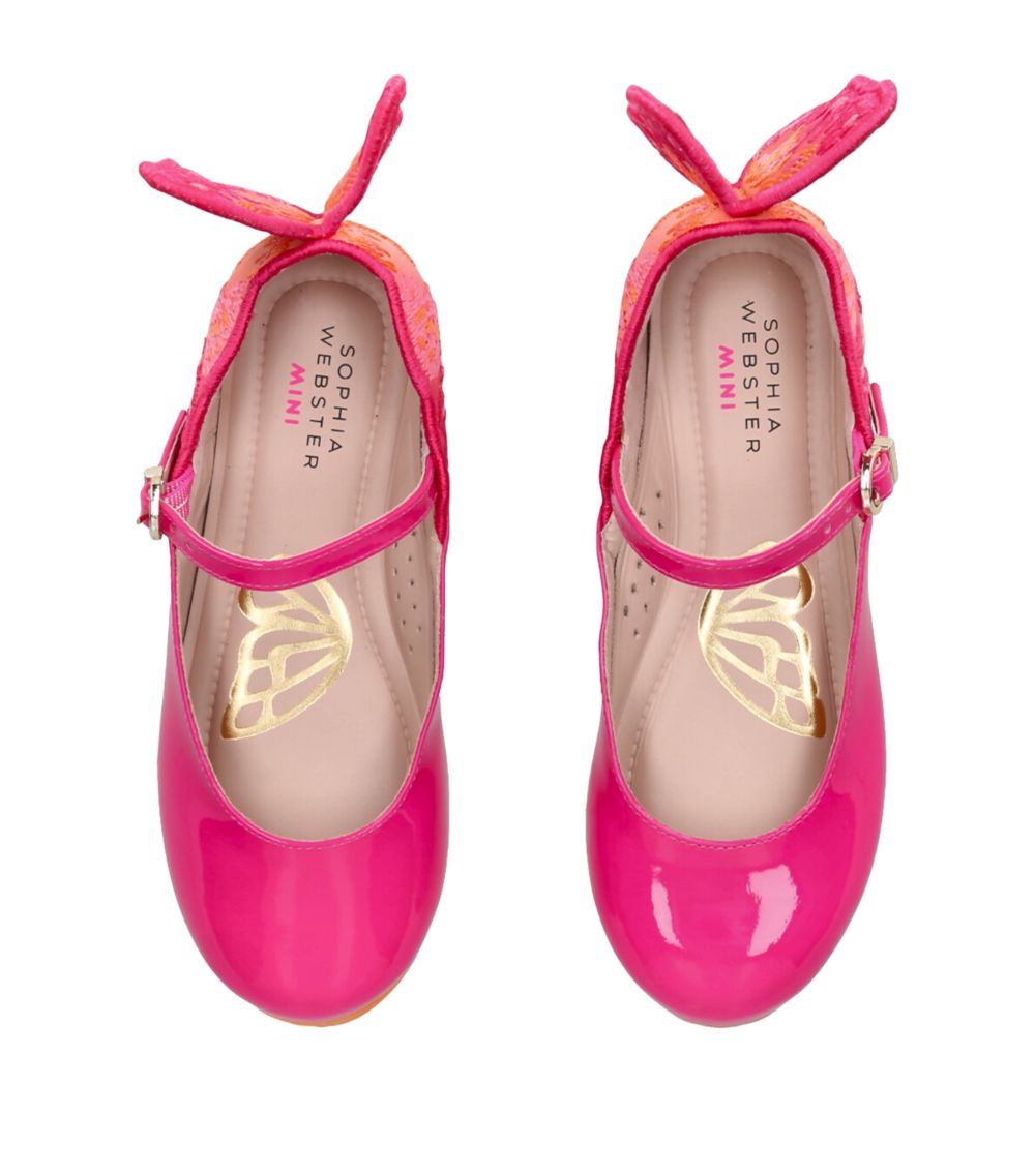 Sophia Webster Mini Sophia Webster Mini Leather Embroidered Chiara Flats