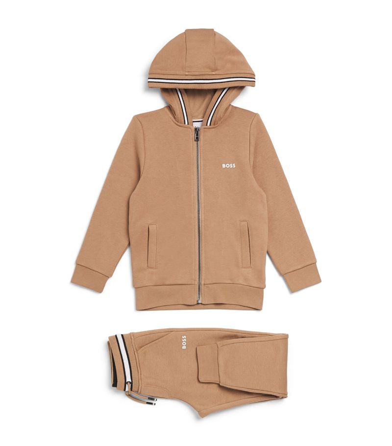 Boss Kidswear Boss Kidswear Logo Hoodie And Sweatpants Set (4-16 Years)