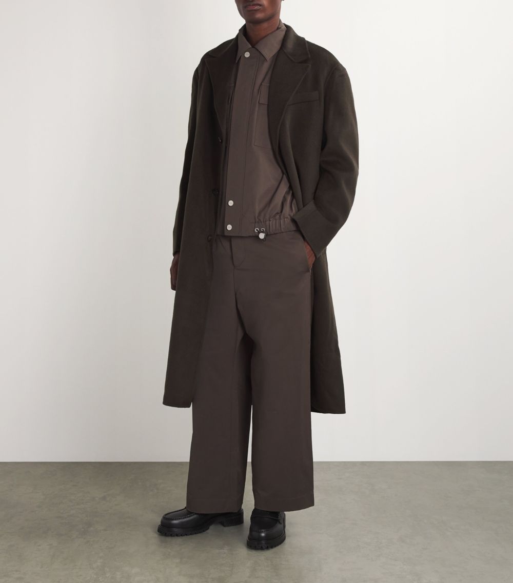 Nanushka Nanushka Wool-Silk Davian Overcoat