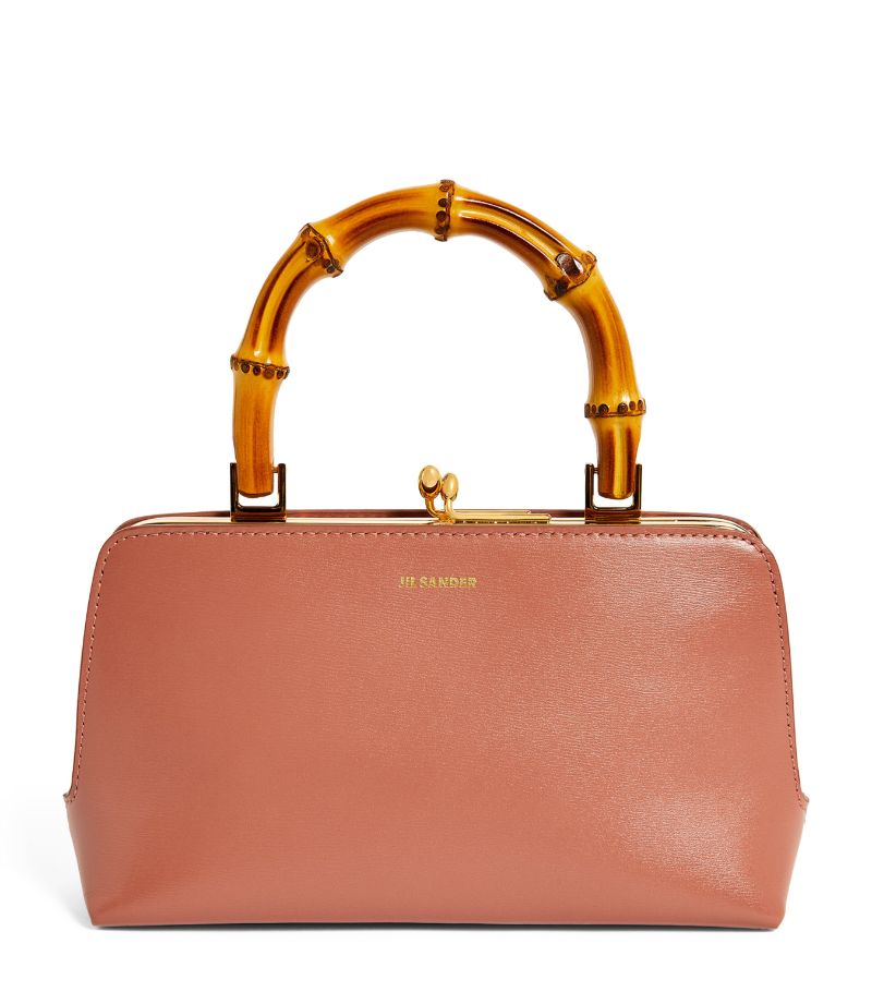 Jil Sander Jil Sander Mini Leather Goji Top-Handle Bag