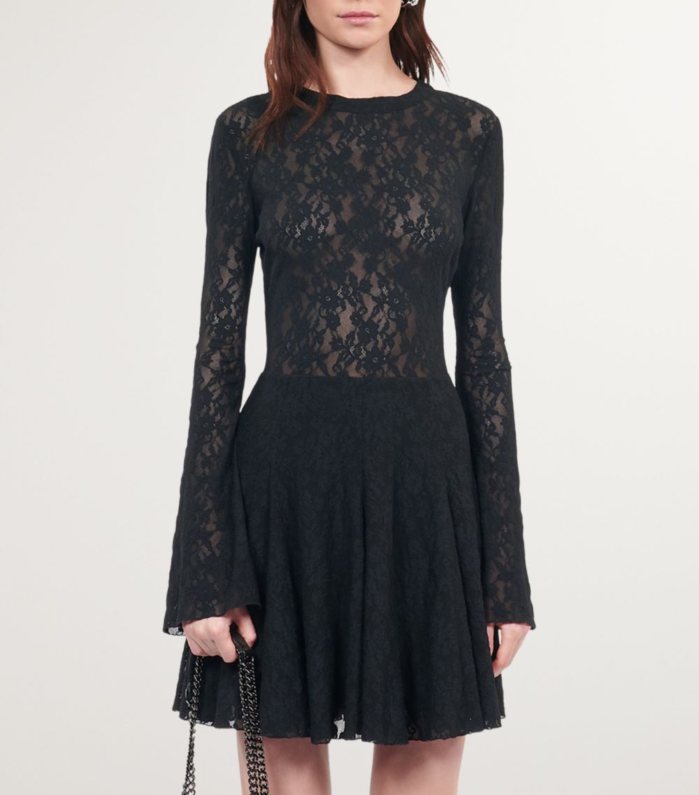 The Kooples The Kooples Lace Skater Mini Dress