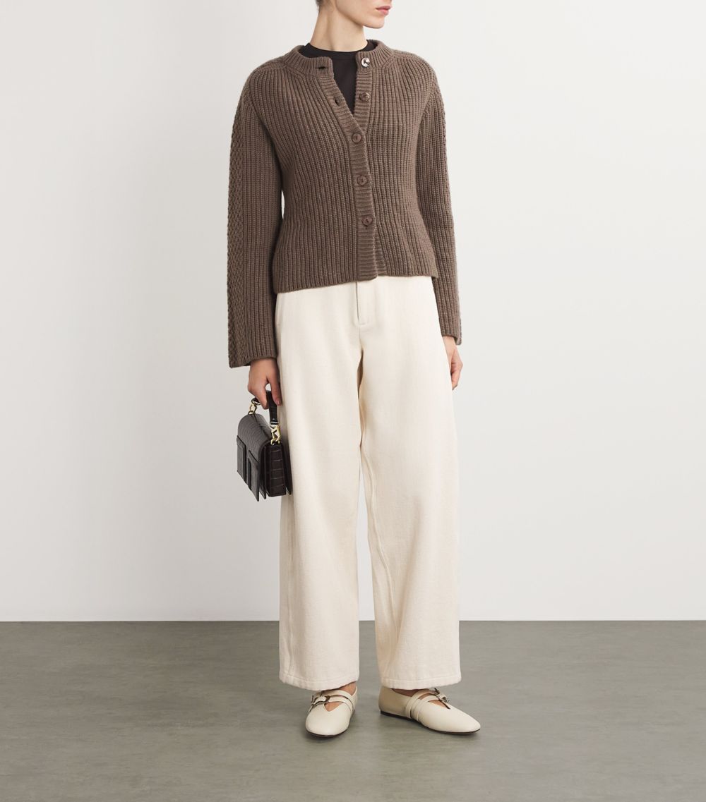 AGNONA Agnona Cashmere Vimini Stitch Cardigan