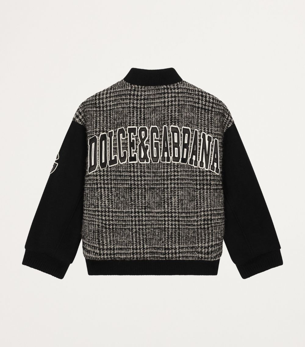 Dolce & Gabbana Dolce & Gabbana Kids Wool-Blend Bomber Jacket (8-12+ Years)