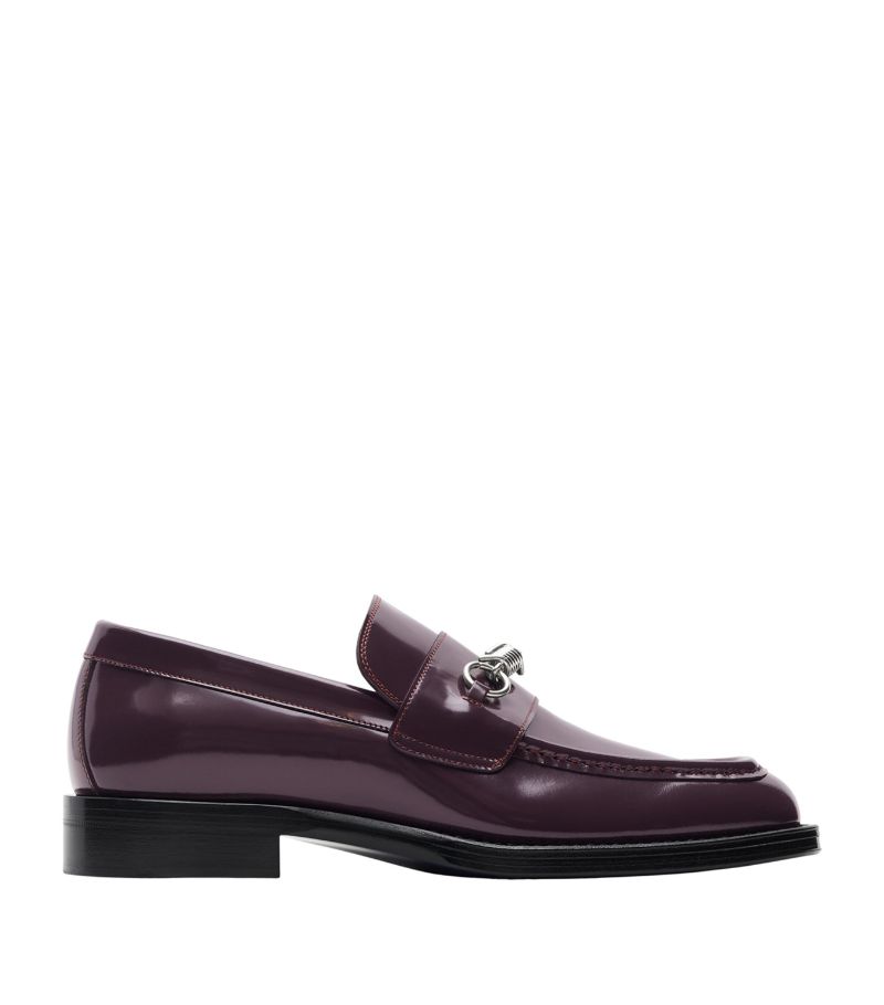 Burberry Burberry Leather Barbed Loafers